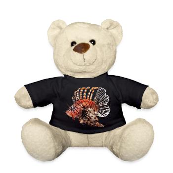 Lionfish are also called scorpionfish - Teddy Bear - black - Front