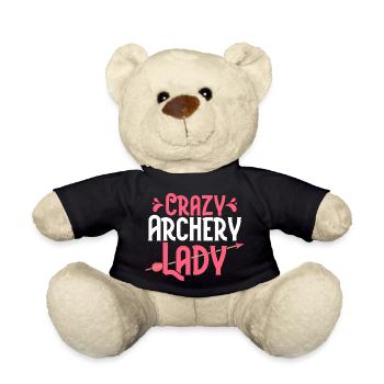 Crazy Archery Lady Bow & Arrows Target Archer - Teddy - Schwarz - Vorne