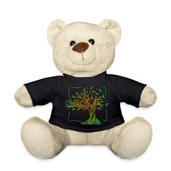 Tree of Life - Teddy Bear - black - Front