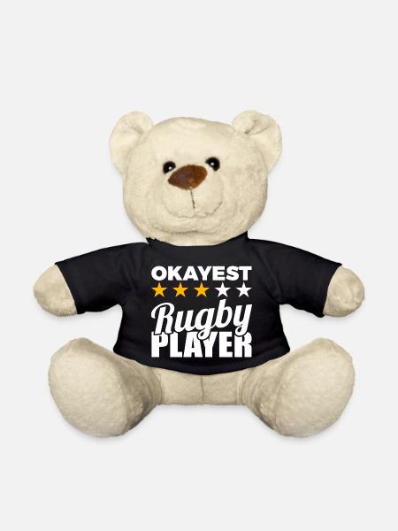 Witziger Rugbyspieler - Teddy - Schwarz