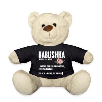 Cool Babouchka Définition pour une grand-mère russe - Nounours - noir - Devant