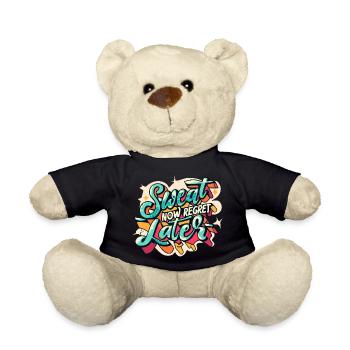 Jetzt schwitzen, später bereuen - Teddy - Schwarz - Vorne