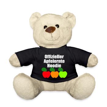 Offizieller Apfelernte Hoodie - Teddy - Schwarz - Vorne