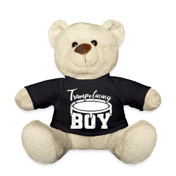 Trampolinspringer Junge - Teddy - Schwarz - Vorne