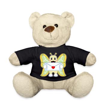 Schmetterling Liebesbrief - Teddy - Schwarz - Vorne