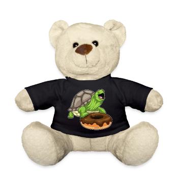Turtle Donut - Teddy Bear - black - Front