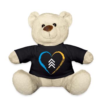 Down-Syndrom Bewusstsein Pfeile Trisomie 21 T21 Männer - Teddy - Schwarz - Vorne