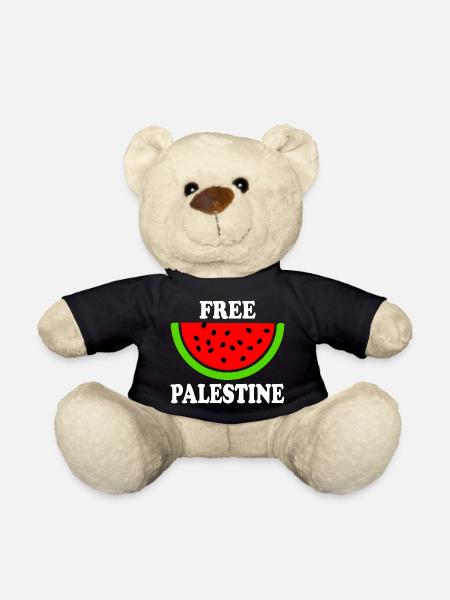 Free palestine - Wassermelone Melone - Teddy - Schwarz