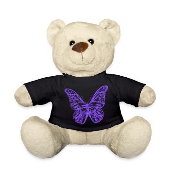 Schmetterling - Teddy - Schwarz - Vorne