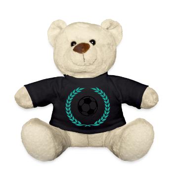fussball icon lorbeerkranz - Teddy - Schwarz - Vorne