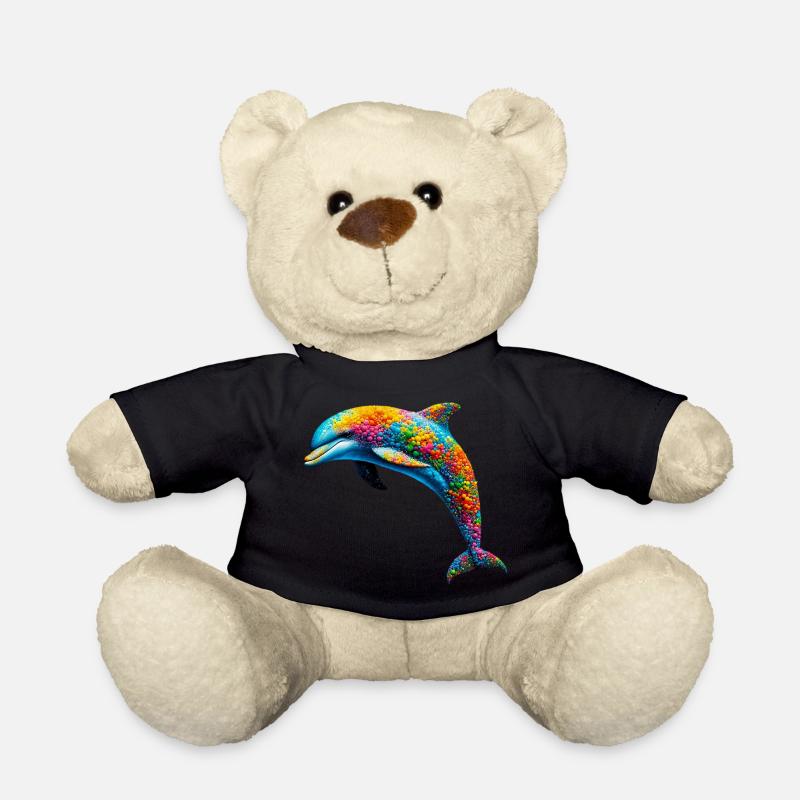 Dolphin - Teddy Bear - black
