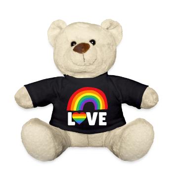 Aimer LGBTQIA - Nounours - noir - Devant