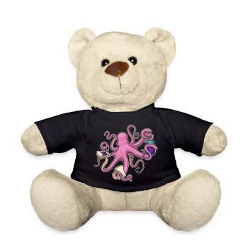 Sandwich au poulpe - Nounours - noir - Devant