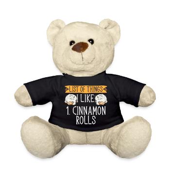 Rouleau à la cannelle - Nounours - noir - Devant