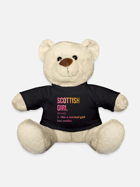 Scotland Scotland Scotland - Teddy Bear - black