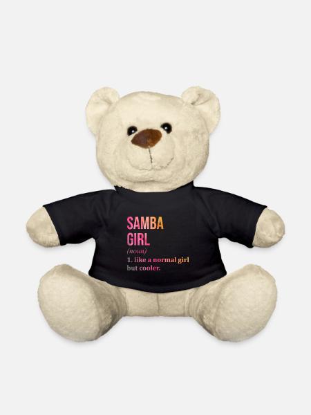 Samba Samba Samba - Teddy Bear - black