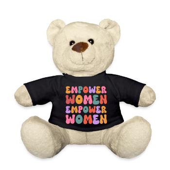 Colorful Empower Women - Teddy Bear - black - Front