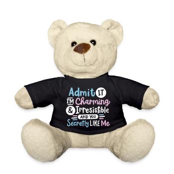 Sarkasmus sarkastischer Spruch - Teddy - Schwarz - Vorne