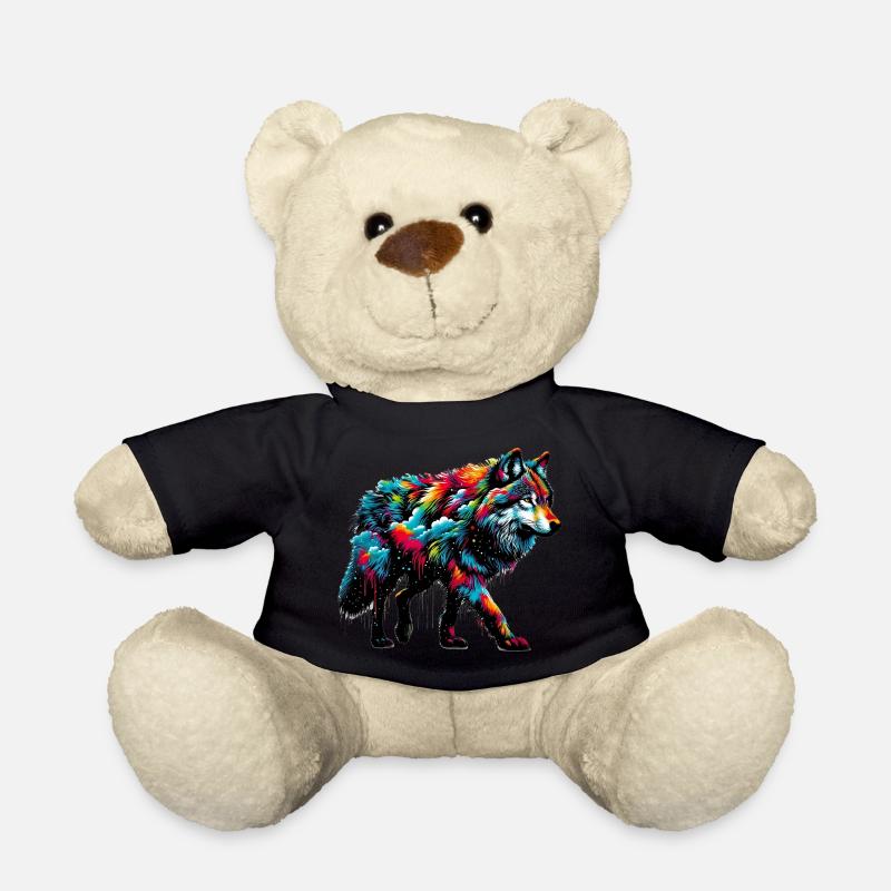 Wolf - Teddy Bear - black