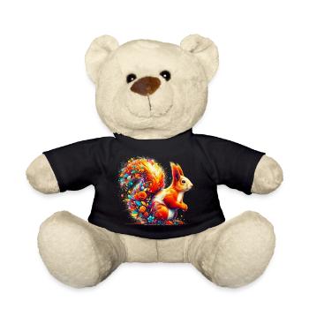 Squirrel - Teddy Bear - black - Front