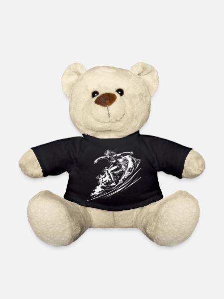 Weiblicher Surfer - Teddy - Schwarz