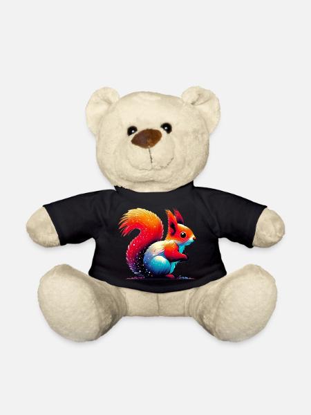 Squirrel - Teddy Bear - black