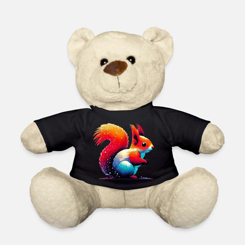 Squirrel - Teddy Bear - black
