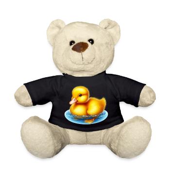 Caneton Canard Canard Canard - Nounours - noir - Devant