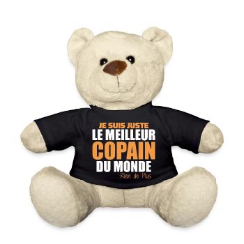 Je Suis Juste Le Meilleur Copain Du Monde - Nounours - noir - Devant