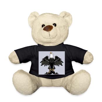 Eagle - Teddy Bear - black - Front
