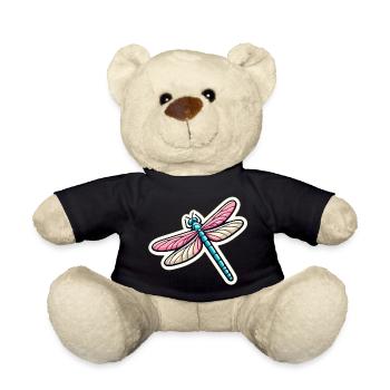 Libelle in Pastell - Teddy - Schwarz - Vorne