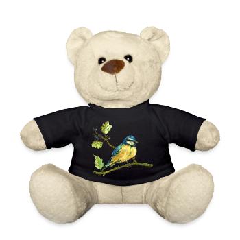 Bunter Vogel - Teddy - Schwarz - Vorne