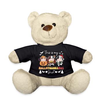 C'est mon t-shirt Hallothanksmas Cow Christmas - Nounours - noir - Devant