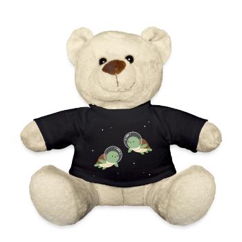 Niedliche Weltraum-Turtles - Teddy - Schwarz - Vorne