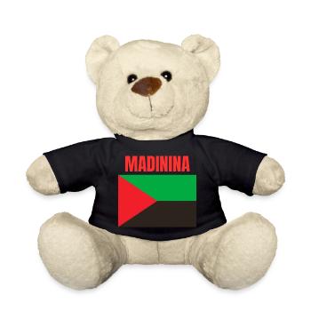 Madinina Martinique flag t-shirt - Teddy Bear - black - Front