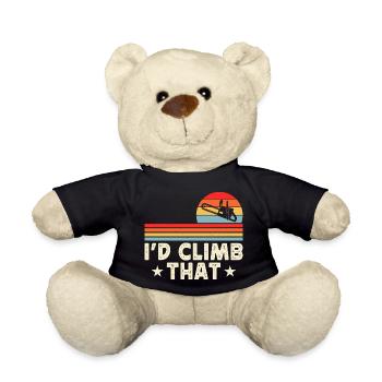 Ébéniste Ébéniste Cadeau Menuisier - Nounours - noir - Devant