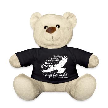 Isaiah 40 31 - soar on wings like eagles Lettering - Teddy - Schwarz - Vorne