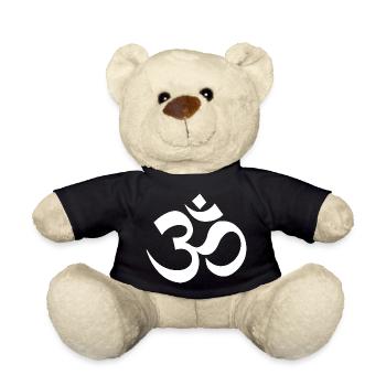 Om Symbol Zen Druck - Teddy - Schwarz - Vorne