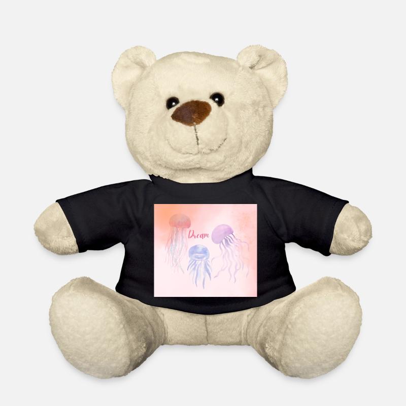 Pastel Dream Jellyfish - Teddy Bear - black