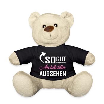Only a female architect can look so good - Teddy Bear - black - Front