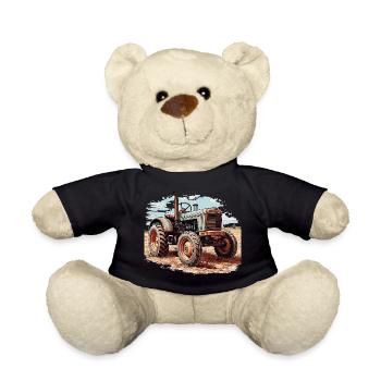 Tracteur - Nounours - noir - Devant