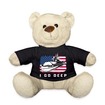 6. Juli Uboot Submarine Veteran Marine USA - Teddy - Schwarz - Vorne