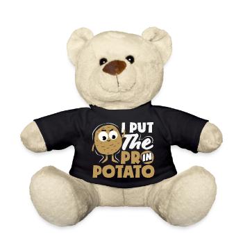 Taters Over Haters Kartoffel - Teddy - Schwarz - Vorne