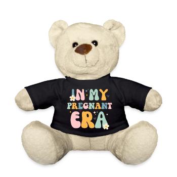 In meiner Schwangerschaftszeit - Teddy - Schwarz - Vorne