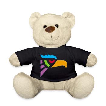 Tête d'aigle tribal - Nounours - noir - Devant