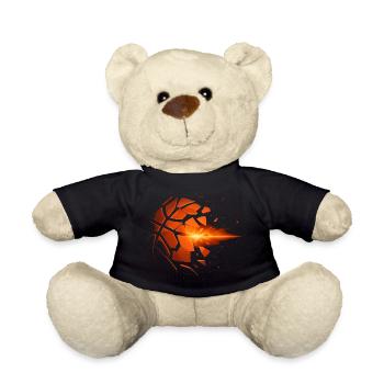 Basketball Basketballer Geschenkidee Baller Bball - Teddy - Schwarz - Vorne