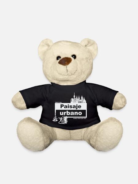 Cityscape - Spanish - ready when you are - Teddy Bear - black