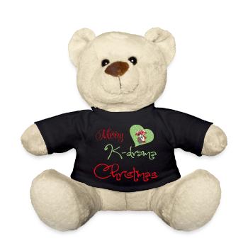 K-Drama Christmas Romance de Noël - Nounours - noir - Devant