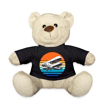Model Airplane Model Airplane - Teddy Bear - black - Front