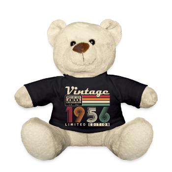 Original 1956 Vintage Vintage Anniversaire Rétro - Nounours - noir - Devant